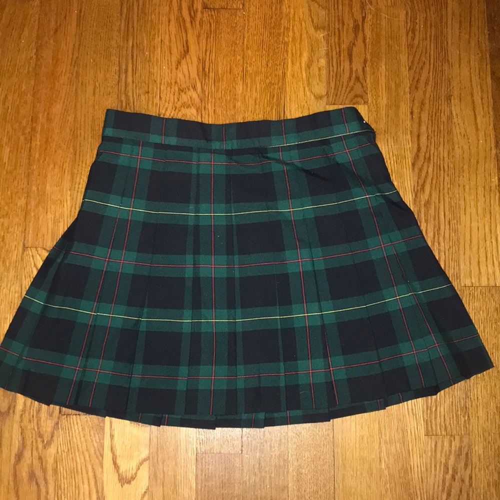 American apparel plaid tennis skirt